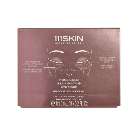 111SKIN Rose Gold illuminating eye mask pack of eight