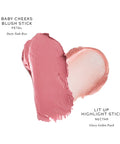 Westman Atelier Petite Baby Cheeks Blush And Lit Up Highlight Stick Duo