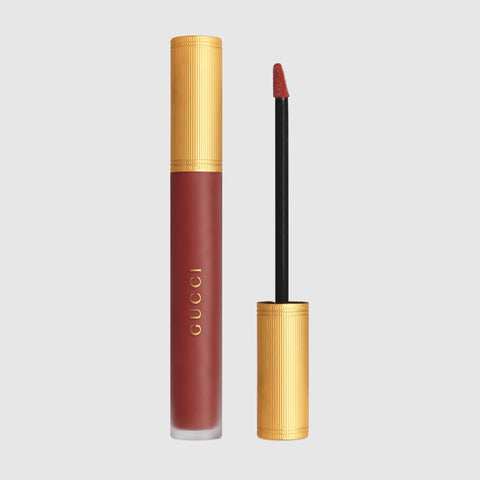 GUCCI Rouge À Lèvres Liquide Matte Lipstick - 521 Nellie Cherry
