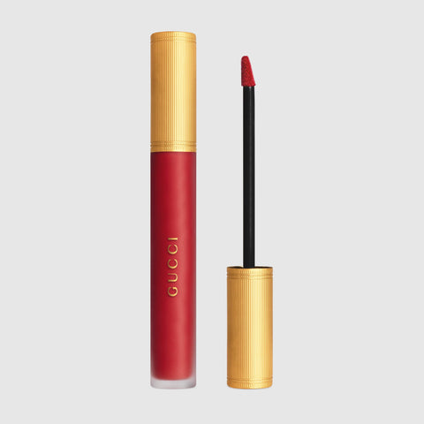 GUCCI Rouge À Lèvres Liquide Matte Lipstick - 25 Goldie Red