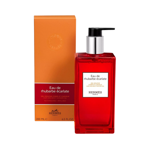 HERMES Eau de rhubarbe écarlate shower gel hair and body shower gel 200ml