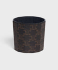 Candle Case in Triomphe Canvas and Calfskin