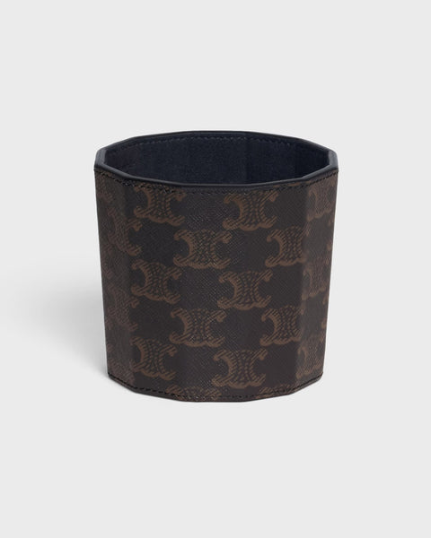 Candle Case in Triomphe Canvas and Calfskin