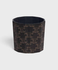 Candle Case in Triomphe Canvas and Calfskin