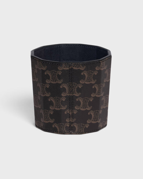 Candle Case in Triomphe Canvas and Calfskin