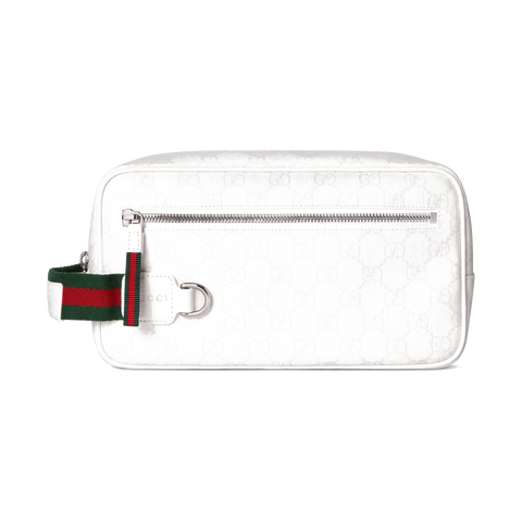 Medium GG Toiletry Case – White GG Supreme