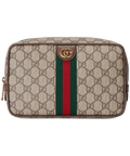 Gucci Savoy Small Toiletry Case – Beige / Ebony GG Supreme
