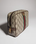 Gucci Savoy Small Toiletry Case – Beige / Ebony GG Supreme