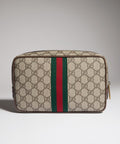 Gucci Savoy Small Toiletry Case – Beige / Ebony GG Supreme