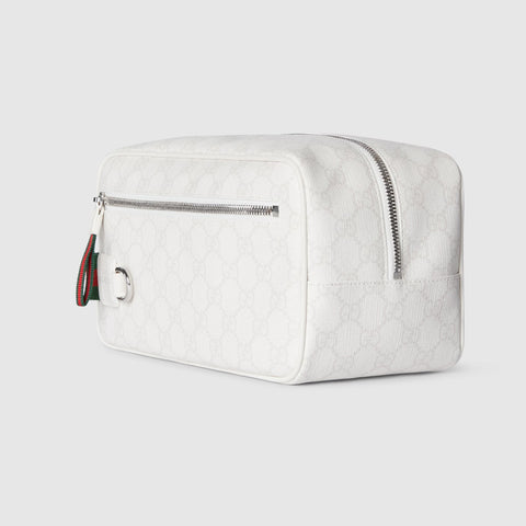 Medium GG Toiletry Case – White GG Supreme