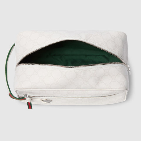 Medium GG Toiletry Case – White GG Supreme