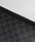 Gucci Essence Classic Small Toiletry Case with Wrist Strap – Black GG Canvas