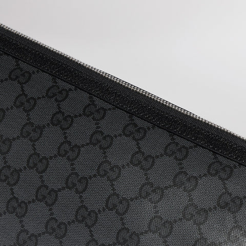 Gucci Essence Classic Small Toiletry Case with Wrist Strap – Black GG Canvas