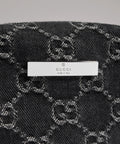 Small Cosmetic Case with Gucci Plaque – Black GG Denim