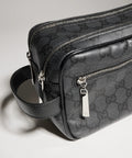 Gucci Essence Classic Small Toiletry Case – GG Canvas - Black GG
