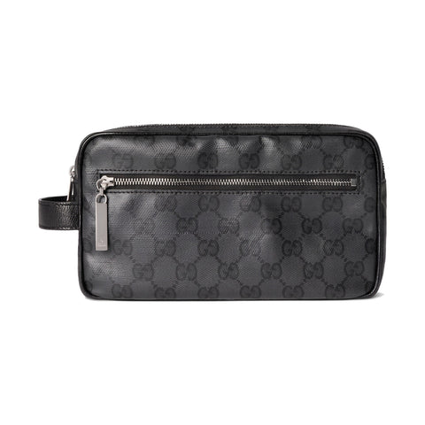 Gucci Essence Classic Small Toiletry Case – GG Canvas - Black GG