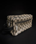 Gucci Essence Classic Small Toiletry Case – GG Canvas - Beige / Black GG