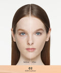 GUCCI Éternité de Beauté Cushion Foundation 14g - 02 before & after