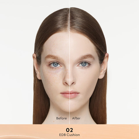 GUCCI Éternité de Beauté Cushion Foundation 14g - 02 before & after