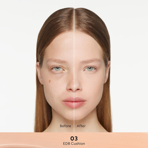 GUCCI Éternité de Beauté Cushion Foundation 14g - 03 before & after