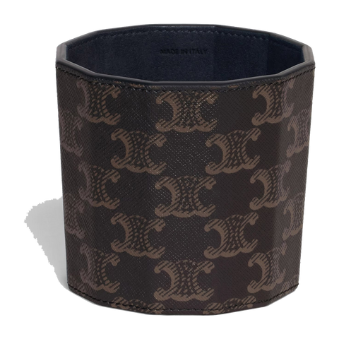 Candle Case in Triomphe Canvas and Calfskin