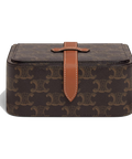 Large Jewels Case in Triomphe Canvas and Calfskin – Tan