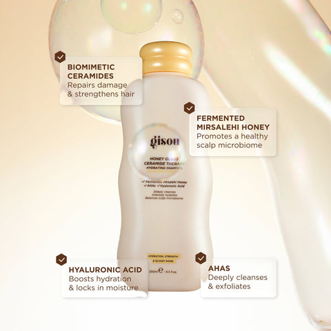 GISOU Honey Gloss Ceramide Therapy Hydrating Shampoo