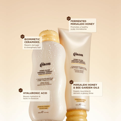 GISOU Honey Gloss Ceramide Therapy Hydrating Shampoo