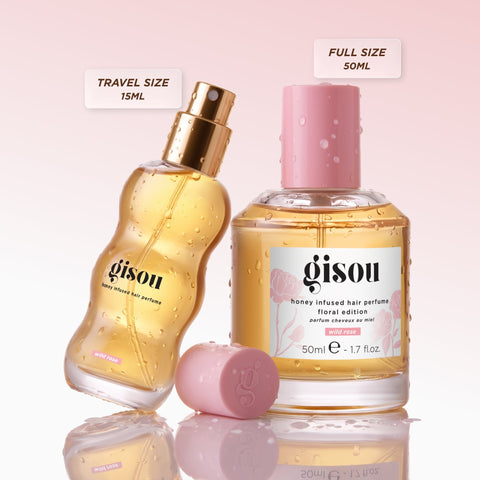 GISOU Honey Infused Hair Perfume Wild Rose 15ml