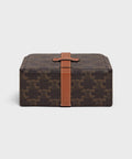 Large Jewels Case in Triomphe Canvas and Calfskin – Tan