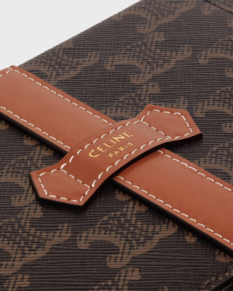 Large Jewels Case in Triomphe Canvas and Calfskin – Tan