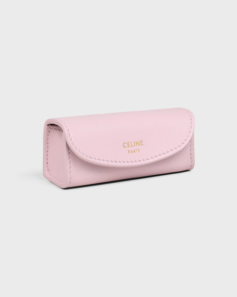 Lipstick Case in Smooth Calfskin – Dirty Pink / Syrah