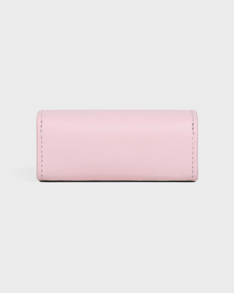 Lipstick Case in Smooth Calfskin – Dirty Pink / Syrah