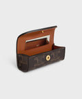 Lipstick Case in Triomphe Canvas – Black / Tan