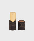 Lipstick Holder in Triomphe Canvas and Calfskin – Tan