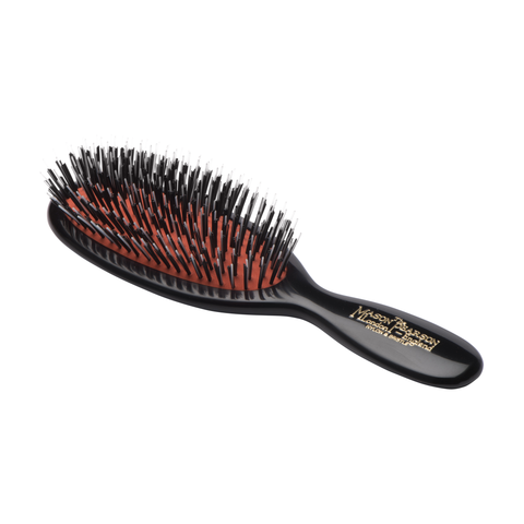 Mason Pearson Mixed Bristle Pocket Hairbrush Black (Small) Mason Pearson