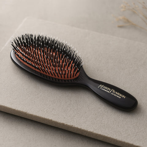 Mason Pearson Mixed Bristle Pocket Hairbrush Black (Small) Mason Pearson studio stone