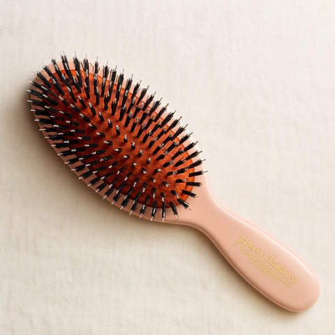 Mason Pearson Mixed Bristle Pocket Hairbrush Pink (Small) Mason Pearson studio linen