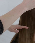 Mason Pearson Handy Hairbrush Black in use