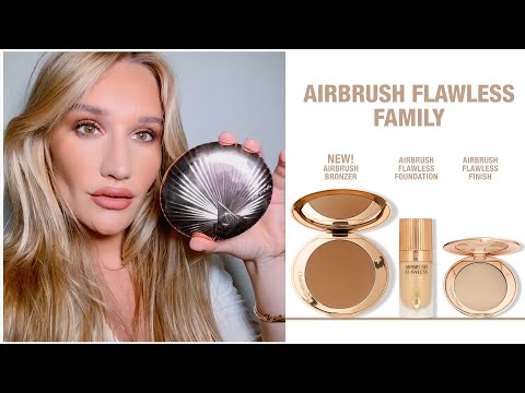 Charlotte Tilbury Airbrush Bronzer - official how to apply with Sofia Tilbury