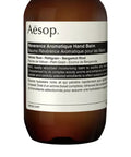 Aesop Reverence Aromatique Hand Balm 500ml — label