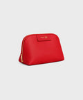 Small Cosmetic Pouch in Smooth Calfskin – Ultra Red / Syrah