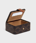 Small Jewels Case in Triomphe Canvas and Calfskin – Tan
