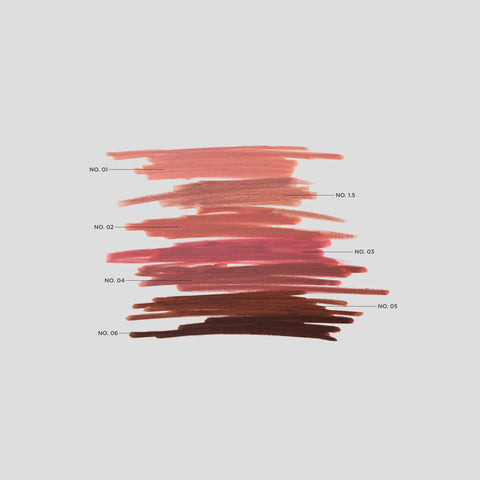 Victoria Beckham Lip Definer all shades swatches